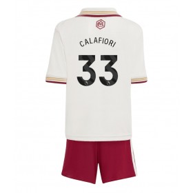 Arsenal Riccardo Calafiori #33 Tredje skjorte til barn 2025-26 Kortermet (+ korte bukser)